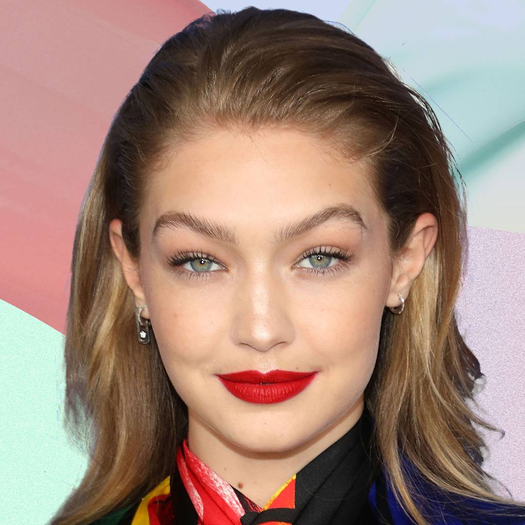 Image: Slicked-back hair is THE style of the season, here's the quirky product Gigi Hadid uses to achieve the look