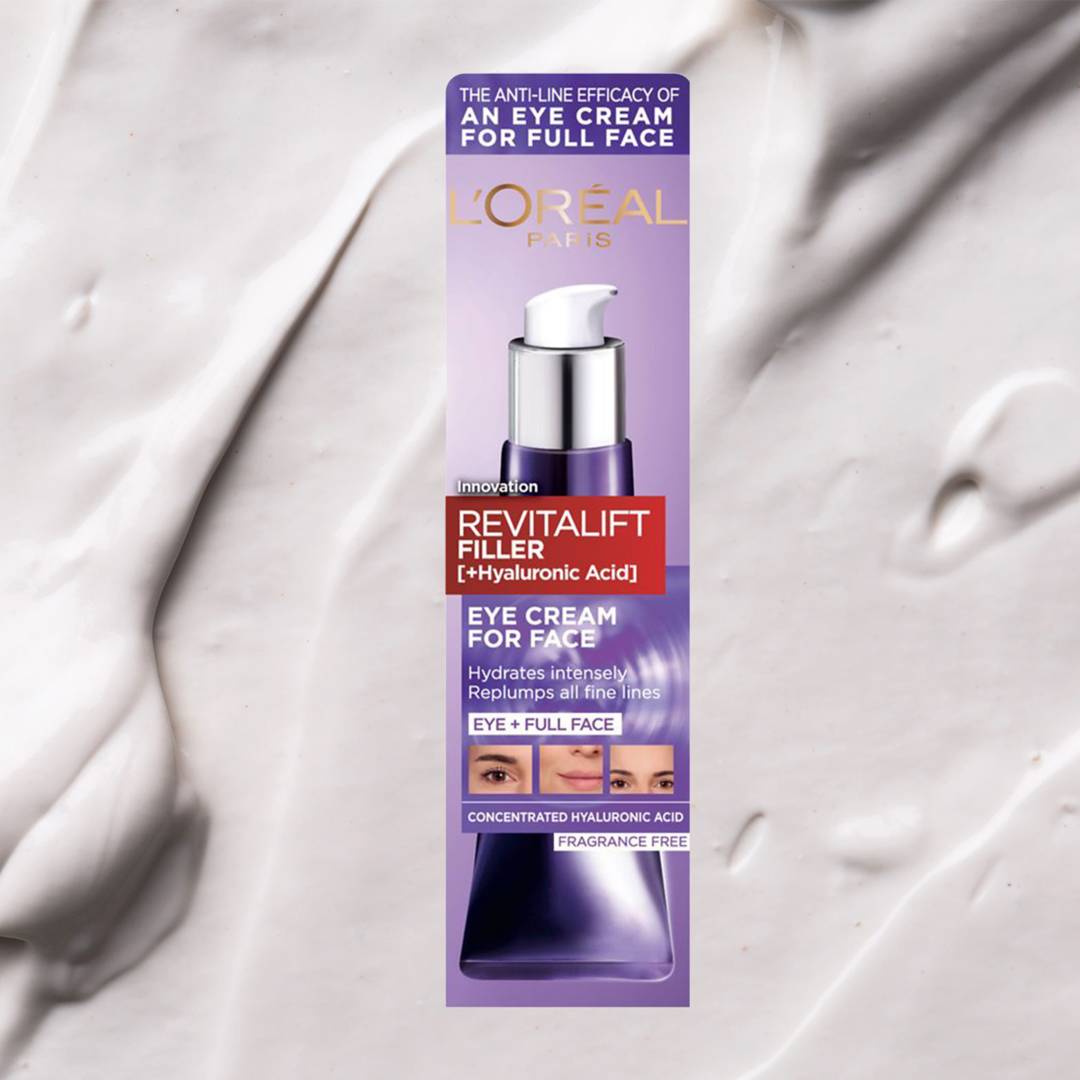 Image: I trialled L'Oreal's super-hyped Â£13 âEye Cream for Faceâ that's selling every 10 seconds, and as a Beauty Editor with 20+ years of experience here are my honest thoughts