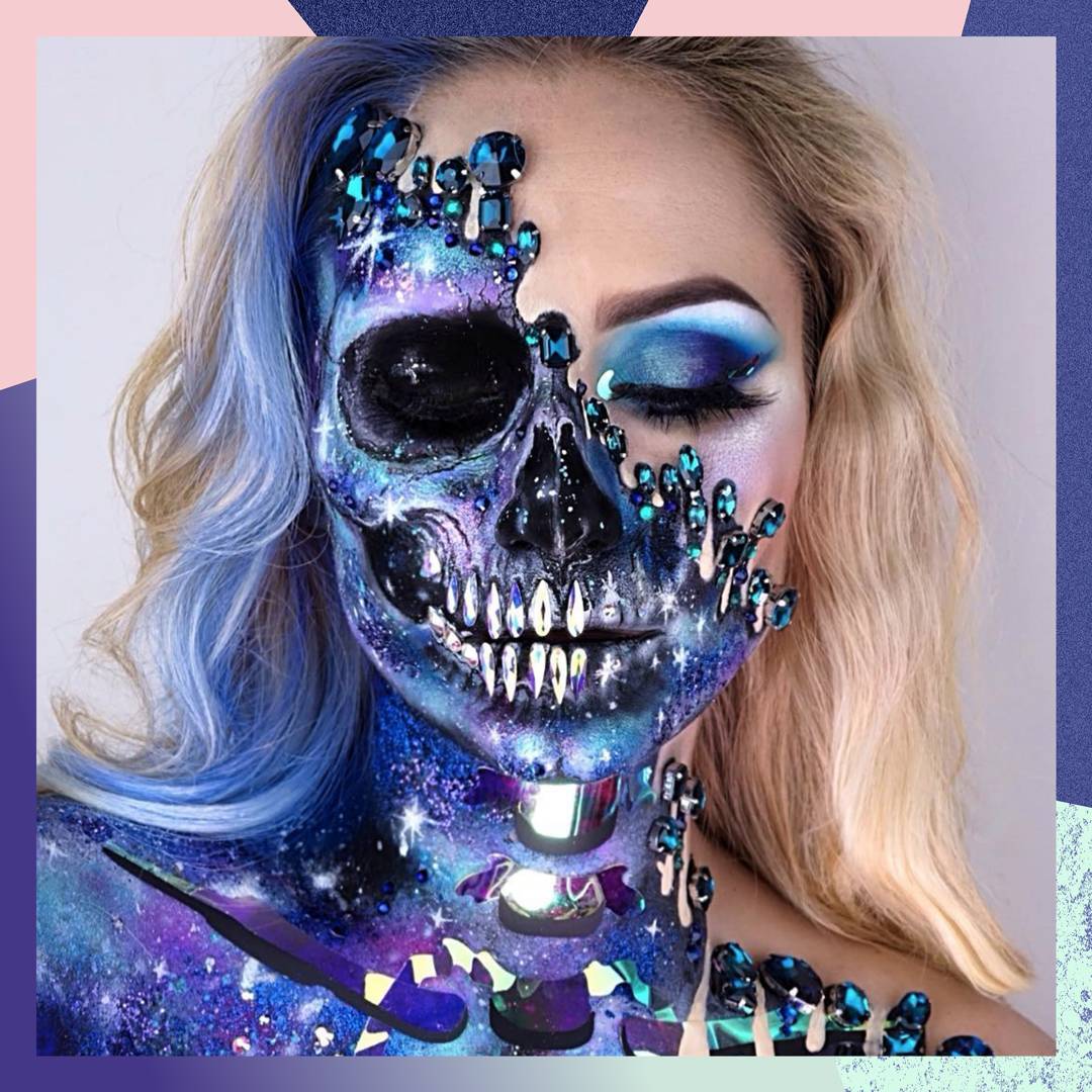 Image: Glam meets gore: pretty Halloween makeup inspiration