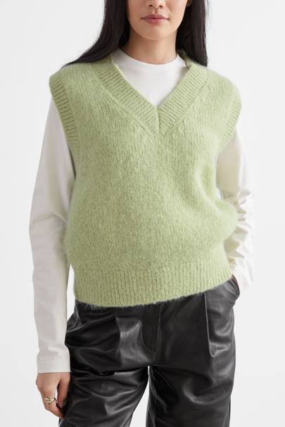 womens wool sweater vest