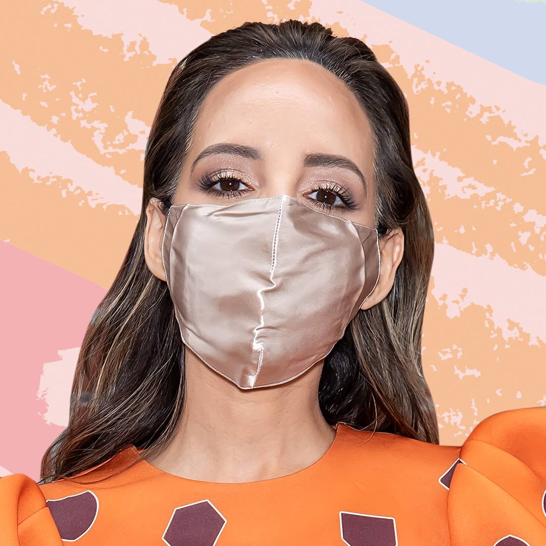 Image: GLAMOUR columnist, Nikki Makeup, shares her expert tips for keeping skin fresh while wearing a face mask