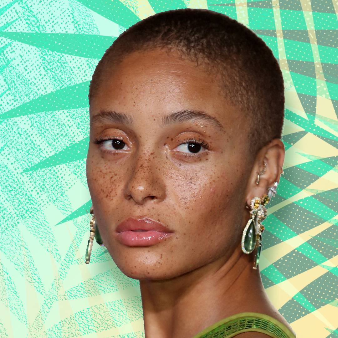 Image: Adwoa Aboah just shared a candid photo of her acne and revealed she 'obsessed' over her skin to an unhealthy point