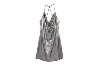 primark silver dress