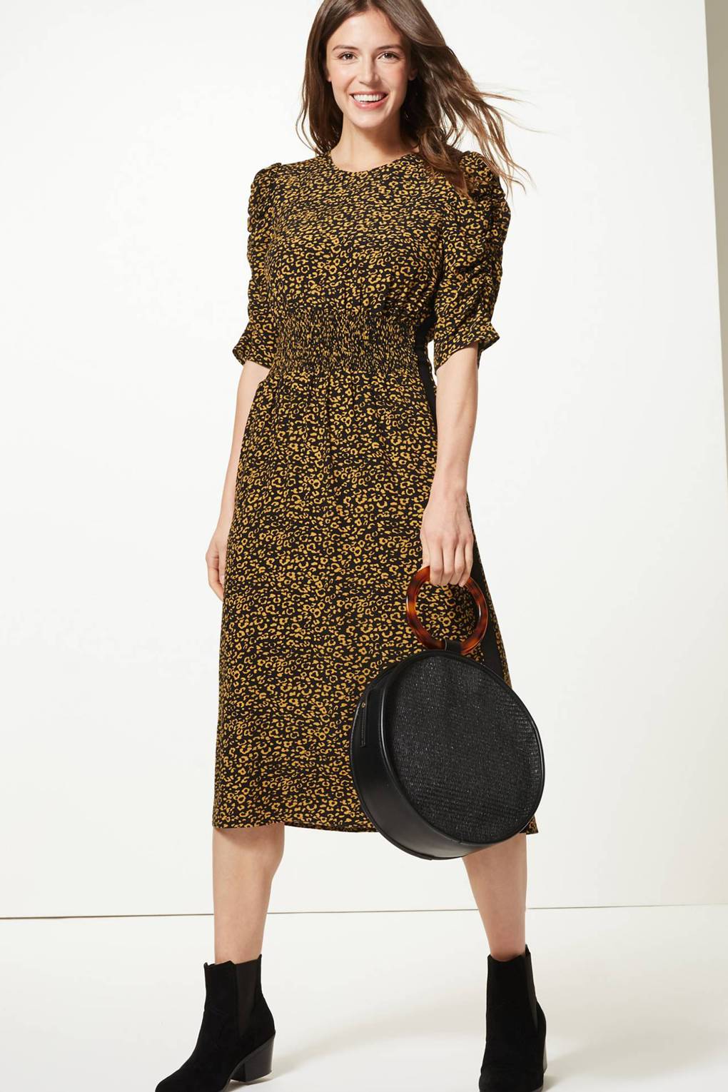 holly willoughby leopard print dress m&s