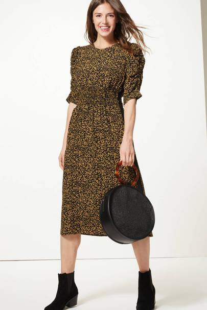 holly willoughby m&s leopard print dress