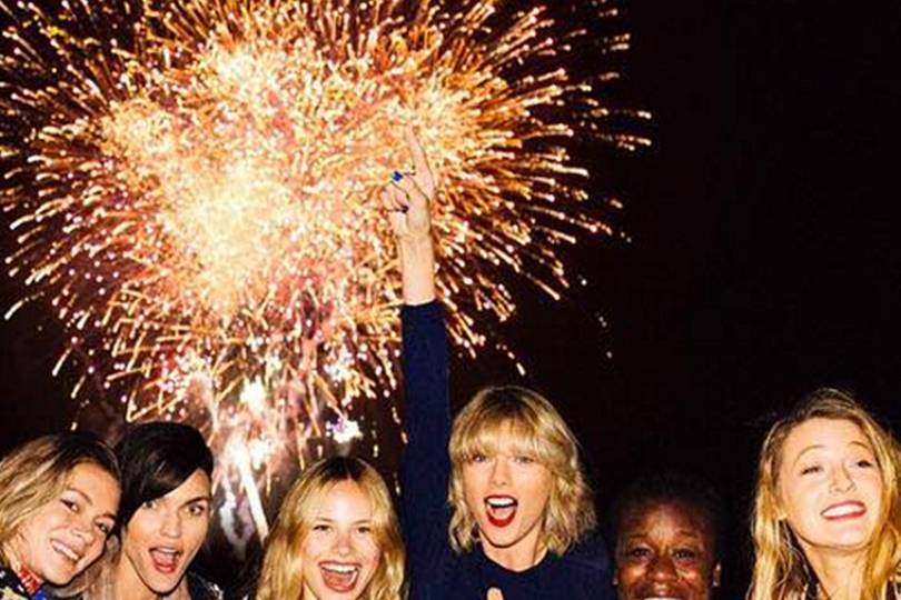 Taylor Swift fourth of July party; Girl squad Glamour UK