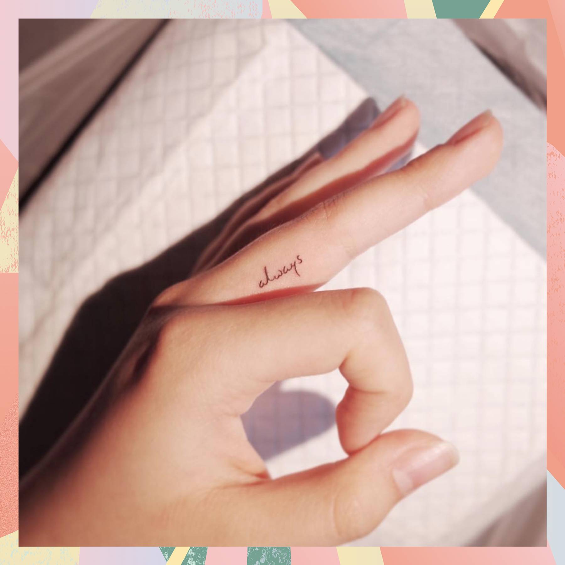 91+ Free Tattoo Simple Finger HD Tattoo