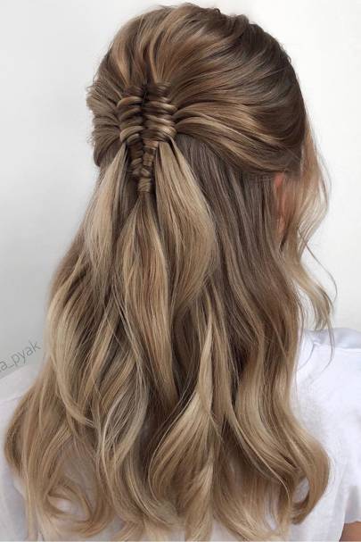 23 Half Up Half Down Hairstyles To Have In Your Locker Glamour Uk