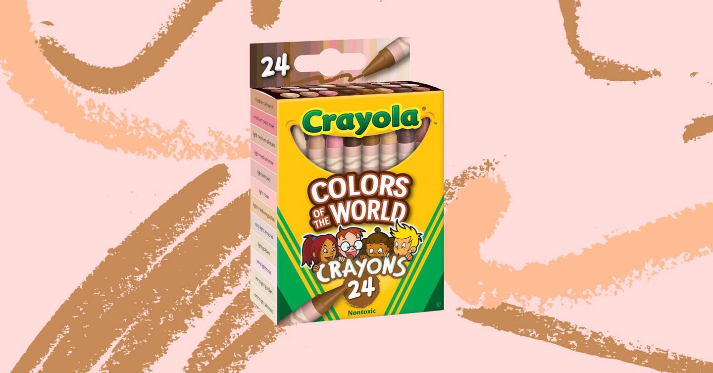 Crayola Crayons Full Range of Skin Tone Glamour UK
