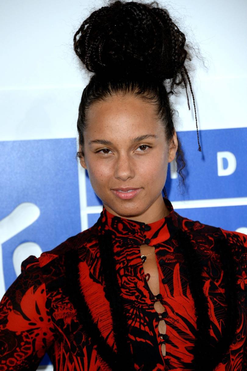 Alicia keys natural hair picture