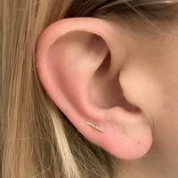 Diffe Types Of Ear Piercings And What They Re Called Glamour Uk Upper Lobe