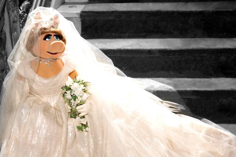 Miss Piggy & Wedding Dress - Vivienne Westwood wedding dresses