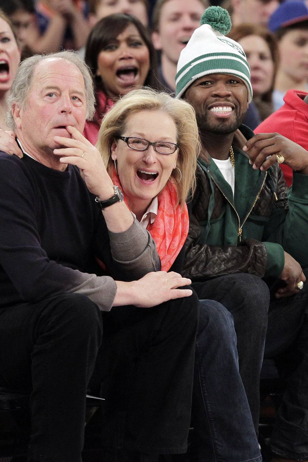 Meryl Streep 50 Cent Photos Celebrity Basketball Pictures Glamour Uk