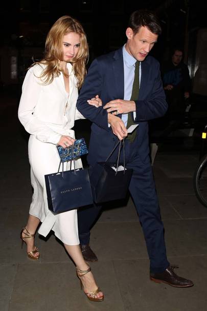 Matt Smith & girlfriend Lily James dating and relationship news 2015 ...