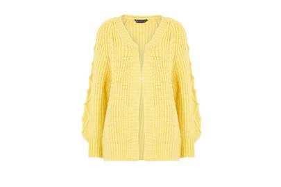 m&s yellow cardigan