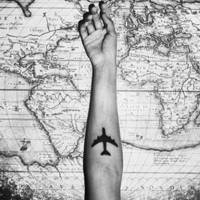 Best travel tattoos - tattoo design ideas if you love travelling