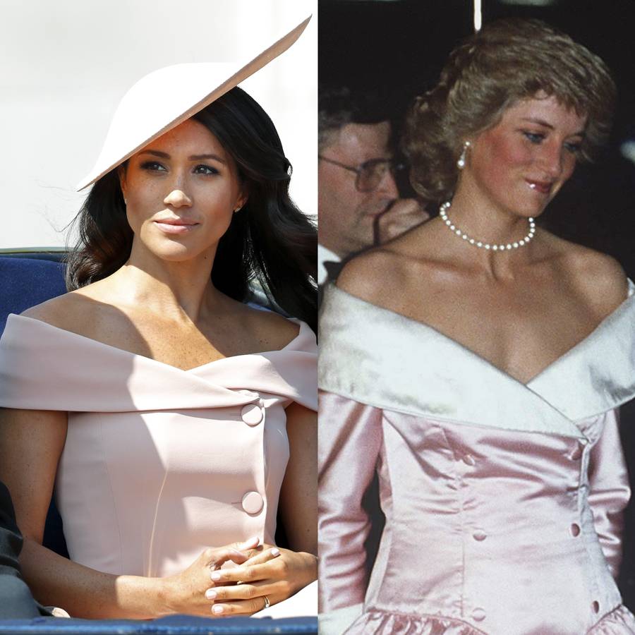 13 Times Meghan Markle Copied Princess Dianas Style Glamour Uk
