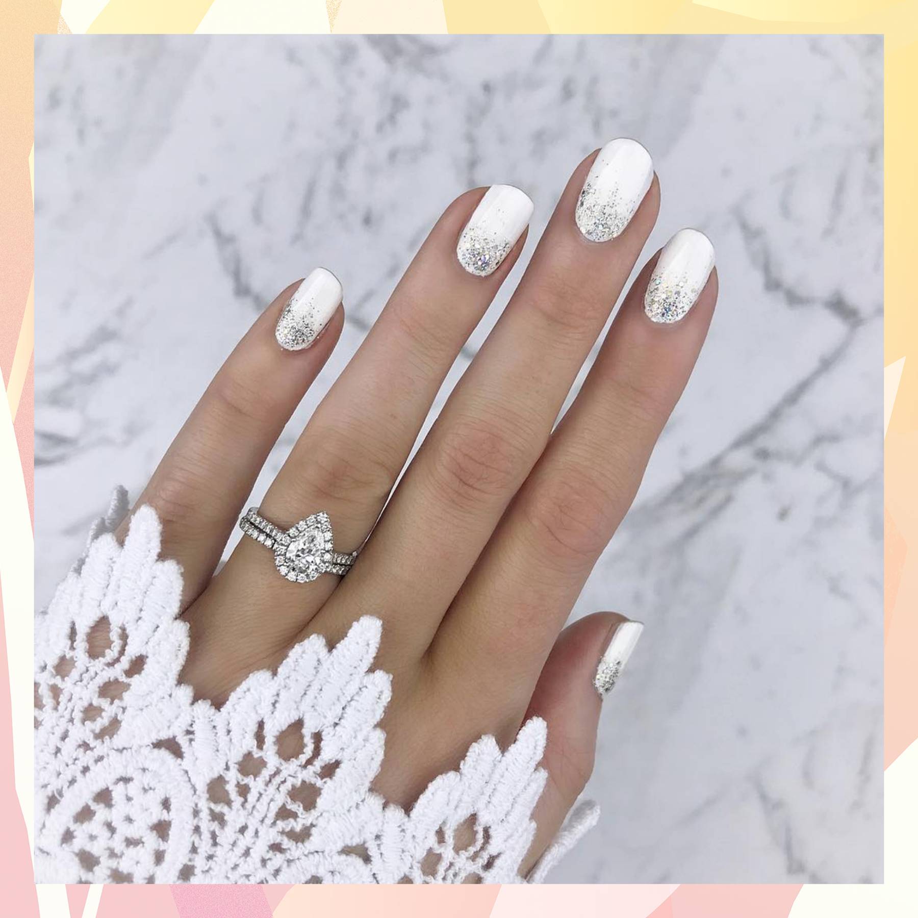 Wedding Nails 19 Beautiful Nail Art Ideas For Your Day Glamour Uk