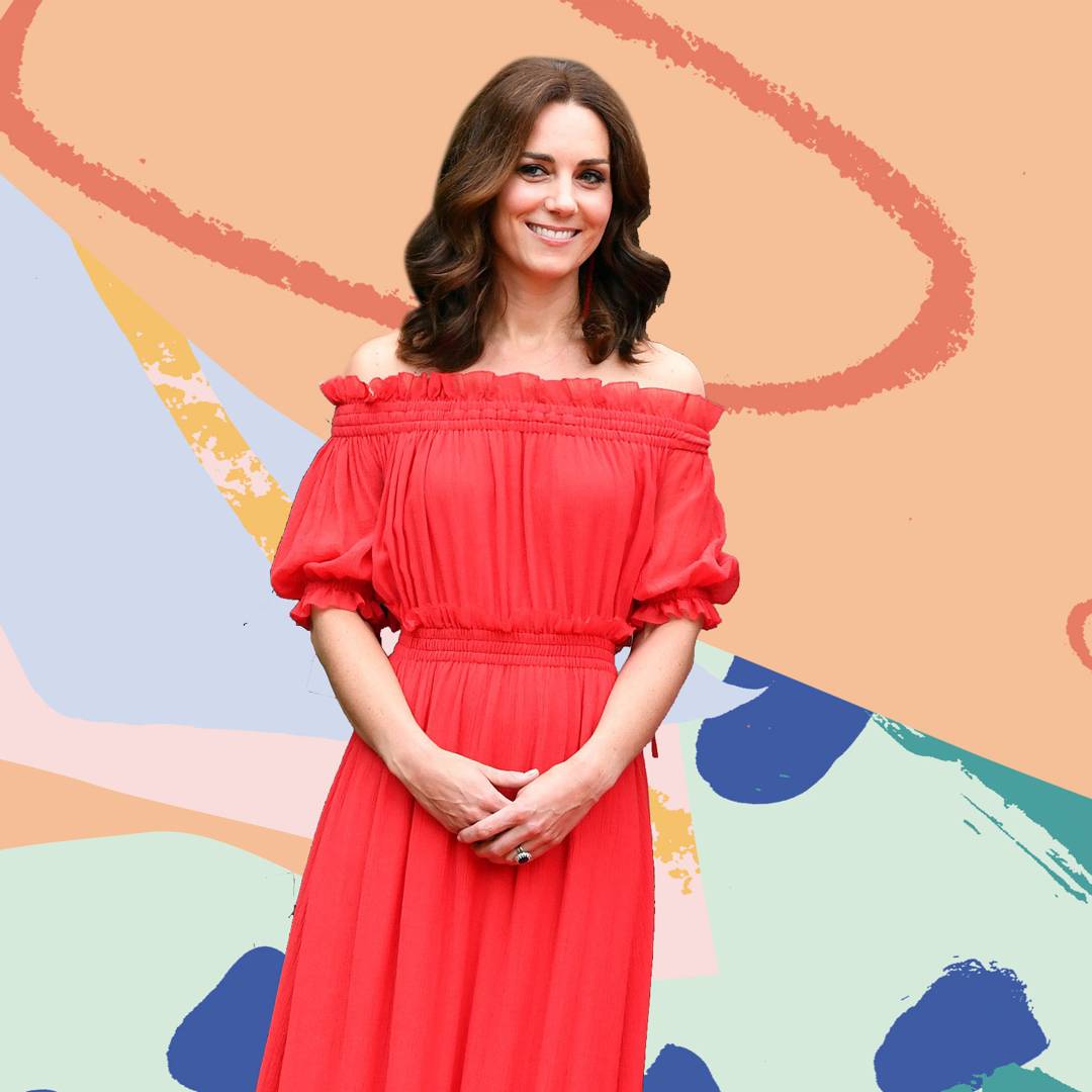 Image: This Â£45 M&S dress is flying off shelves for Autumn because it looks just like Kate Middleton's designer version