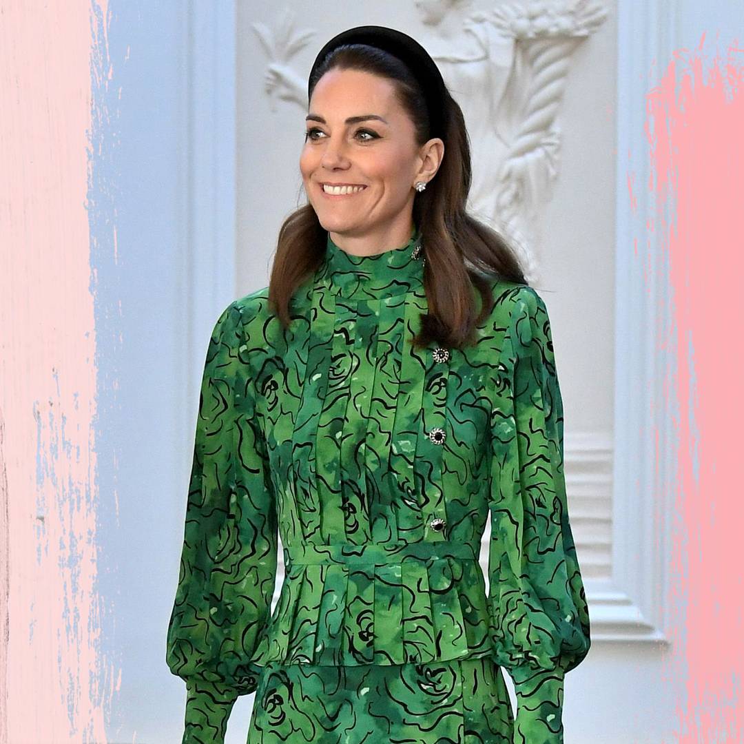 Image: Kate Middleton wore the most beautiful green peplum dress (and now we want a green peplum dress)