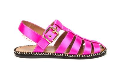 marni satin fisherman sandals