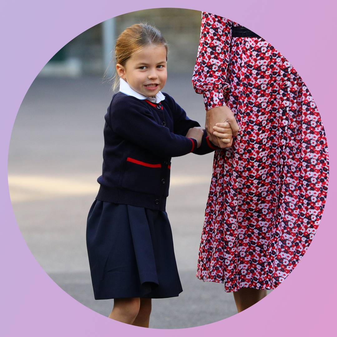 Image: These adorable pictures of Princess Charlotte arriving for her first day of school are all you need to see today