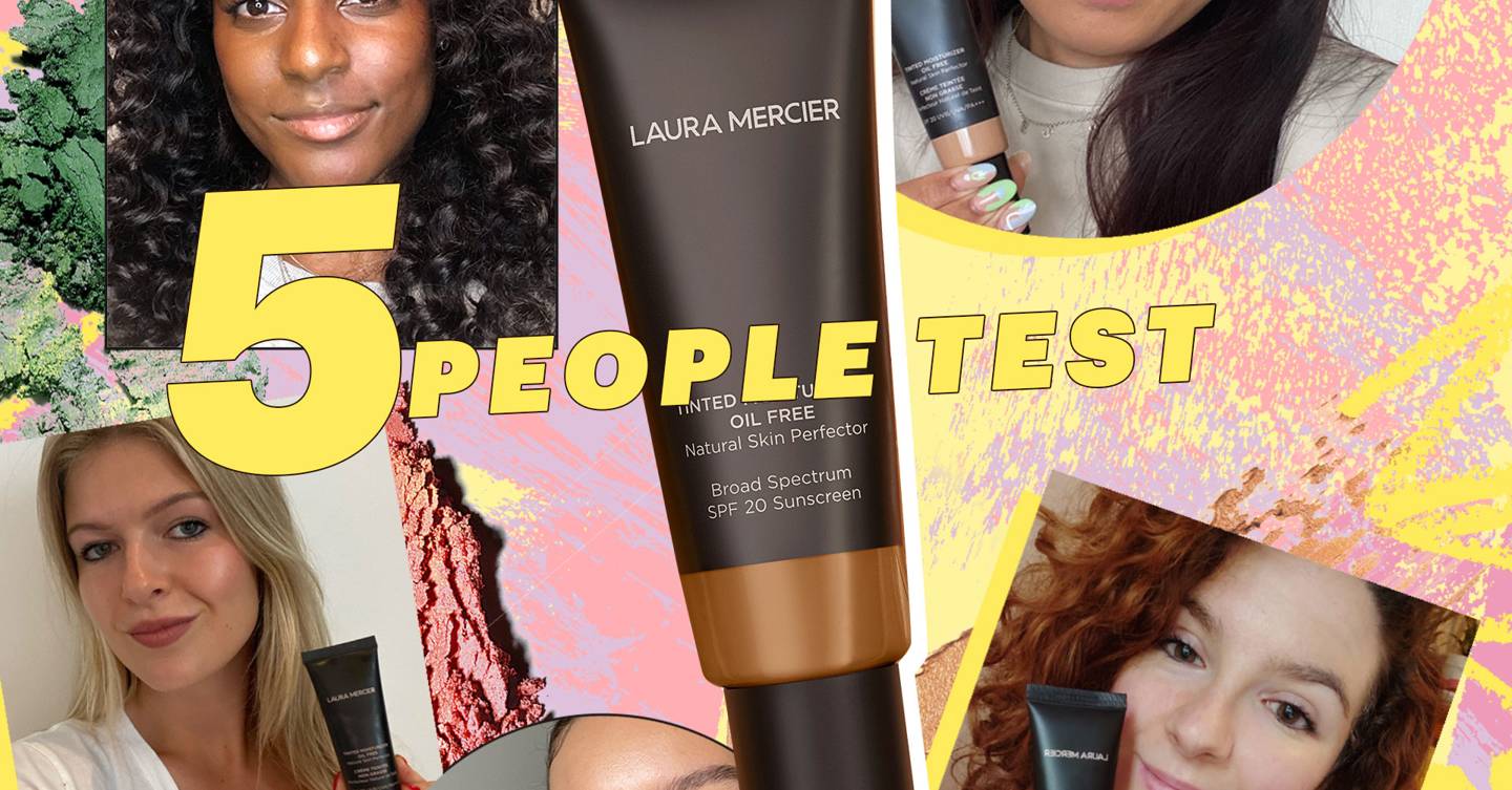 5 People Test: Laura Mercier Tinted Moisturiser Oil-Free Natural Skin Perfector SPF20