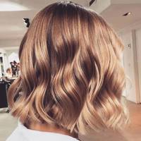 Coffee balayage hair