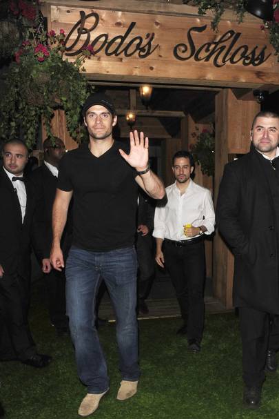 Henry Cavill Parties at Bodo's Schloss | Glamour UK