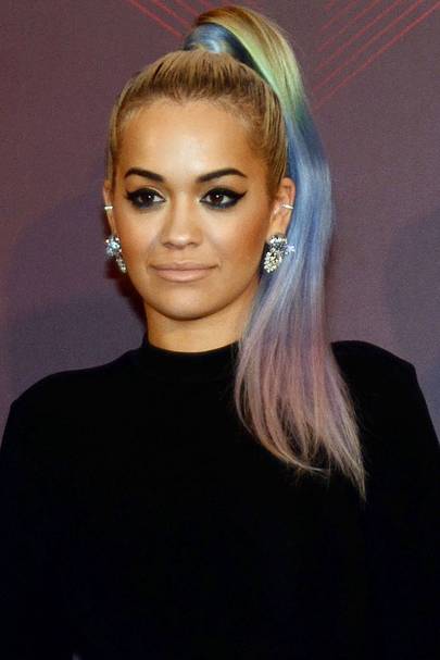 Rainbow Hair Colour Trend Celebrities With Bright Hair Colours