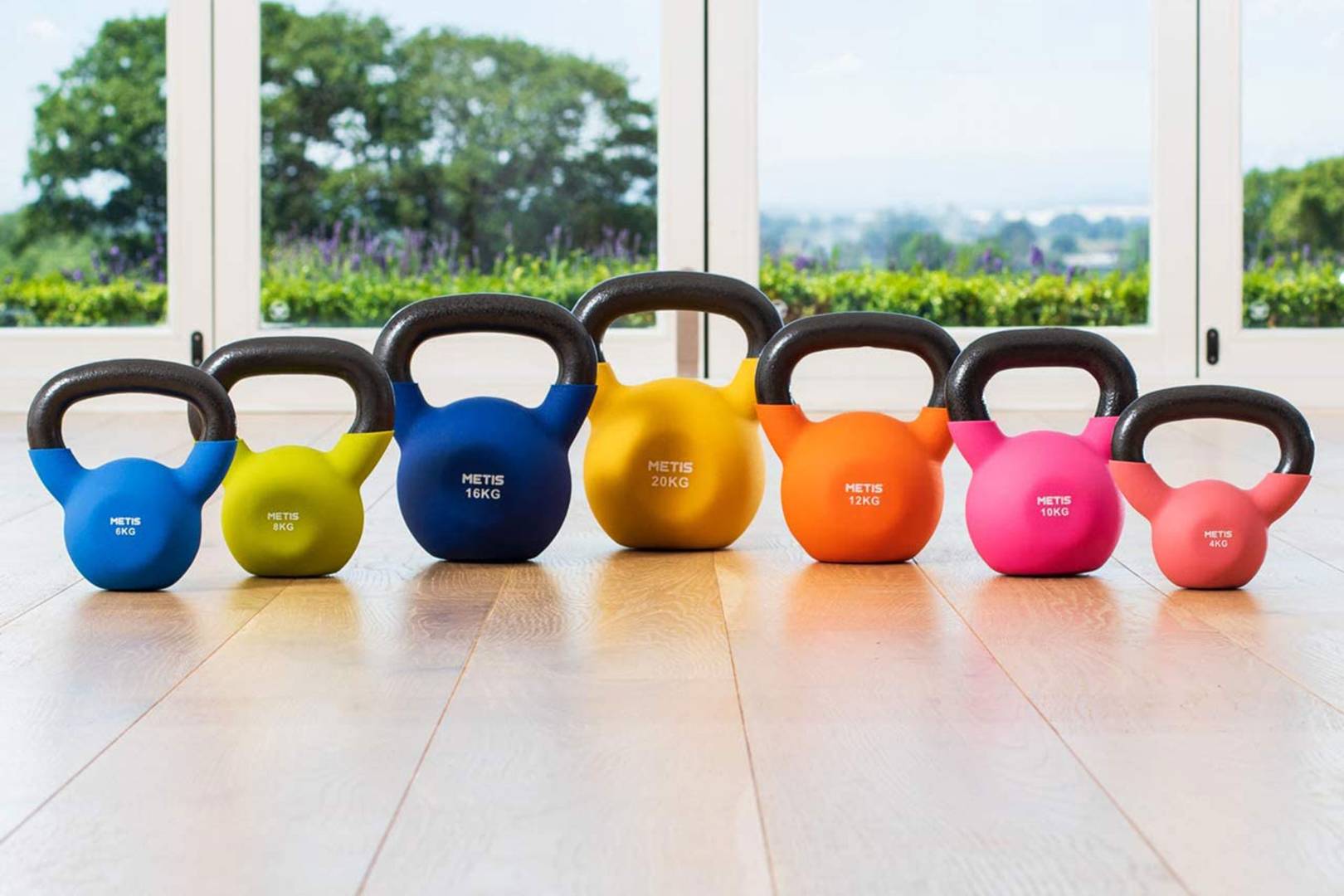 6KG Kettlebell Weight Fitness Home Gym Equipment Workouts Strength Dumbbell NEWb 
