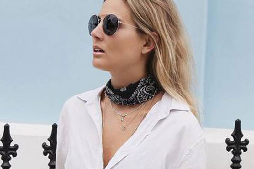 Bandana Neckerchief Celebrities wearing the 90s trend Glamour UK