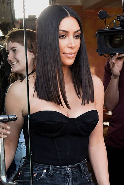 kim kardashian current hairstyle