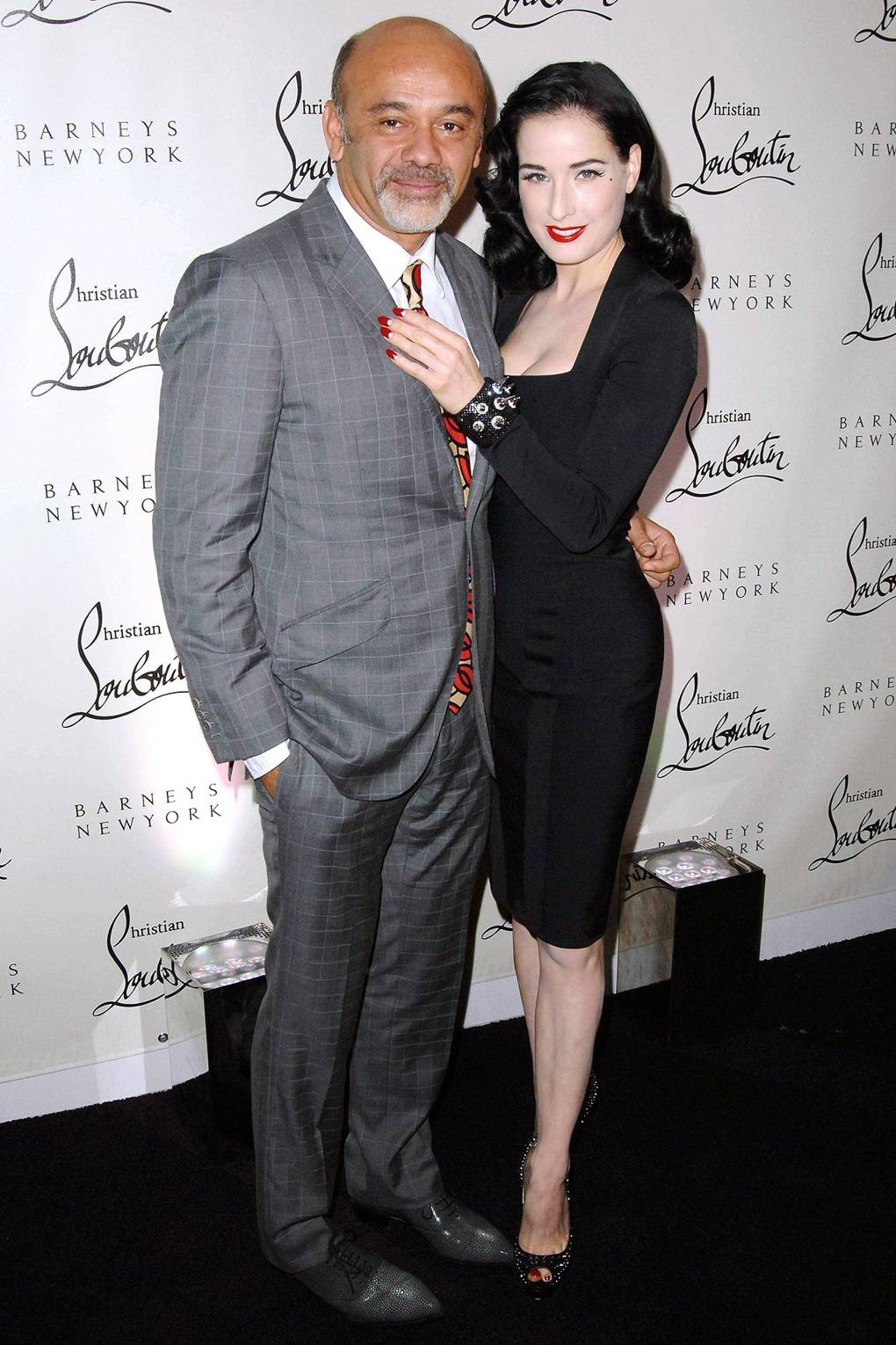 Dita Von Teese X Christian Louboutin Lingerie Underwear Line