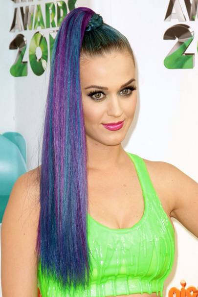 Rainbow Hair Colour Trend Celebrities With Bright Hair Colours