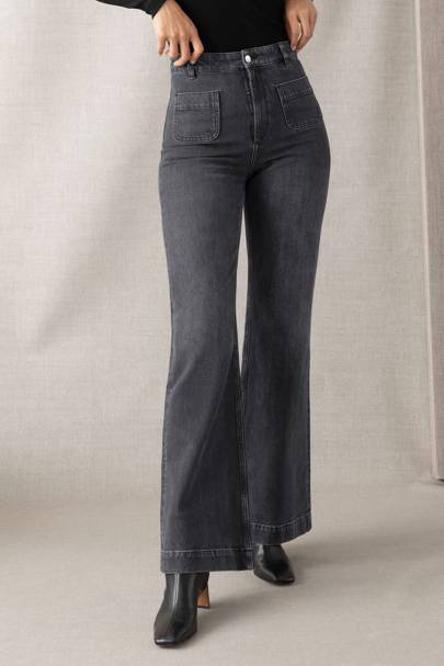 Ladies flared jeans uk Clearance