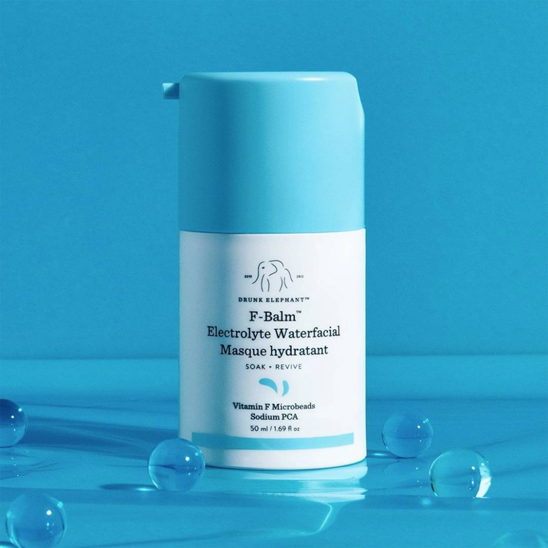 Image: Can Drunk Elephant's F-Balm Electrolyte Waterfacial replace professional facials? I've put it to the test to find out