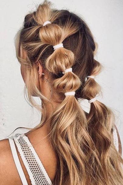 Bubble Braids Trend The Easy Way To Up Your Hair Game Glamour Uk