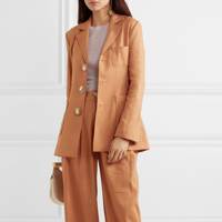 casual trouser suit for ladies
