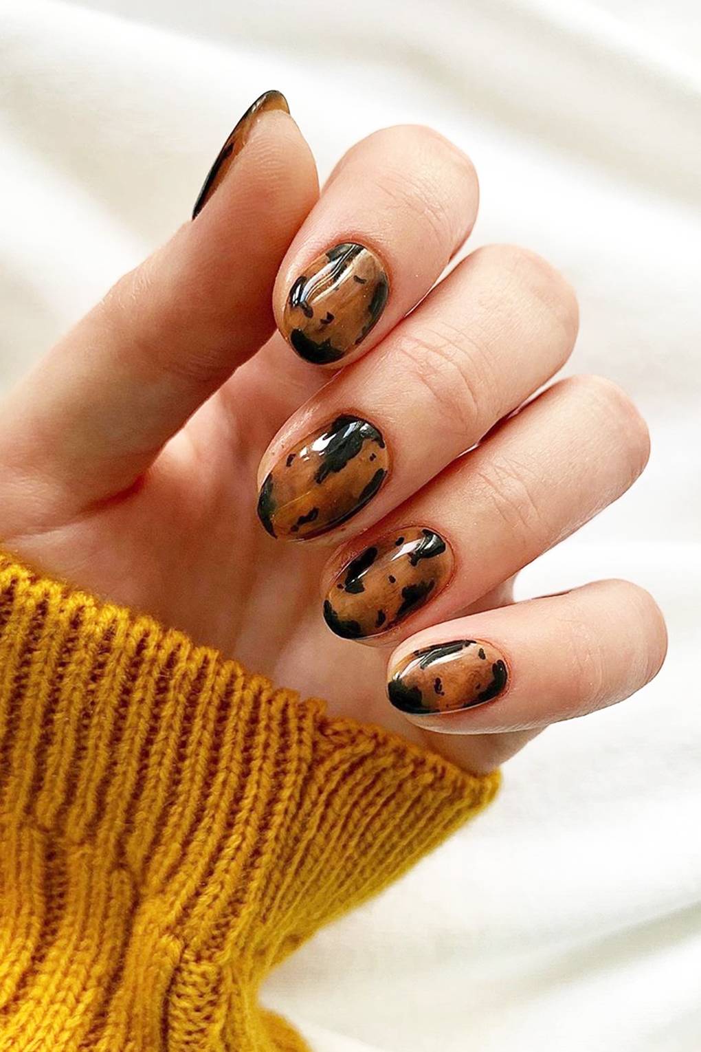 Tortoiseshell Nail Trend For Autumn Glamour Uk