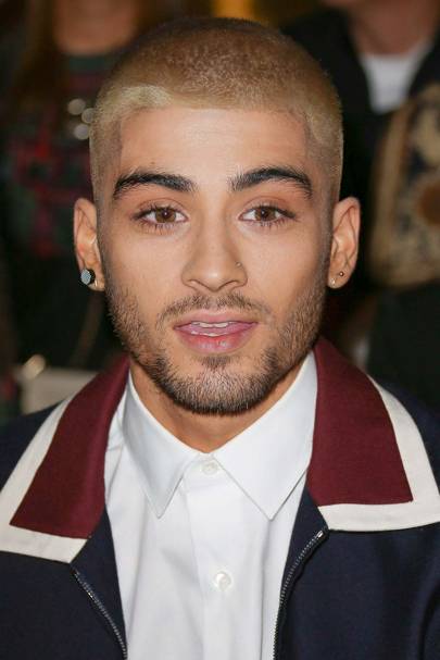 Zayn Malik Hair And Hairstyles Blonde Floppy Shaved And Pink Glamour Uk 