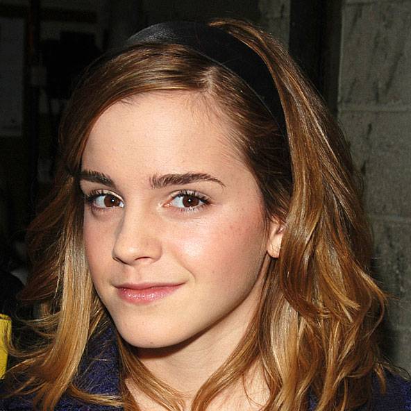 Emma Watson Natural Hair Color - Did anyone else notice that in the movies Hermione got blonder as the films went on?