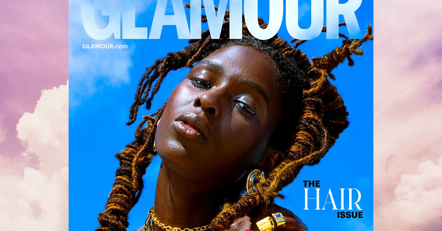 British GLAMOUR's May Digital Hair  Issue Featuring Cover Star Jodie Turner-Smit - cover