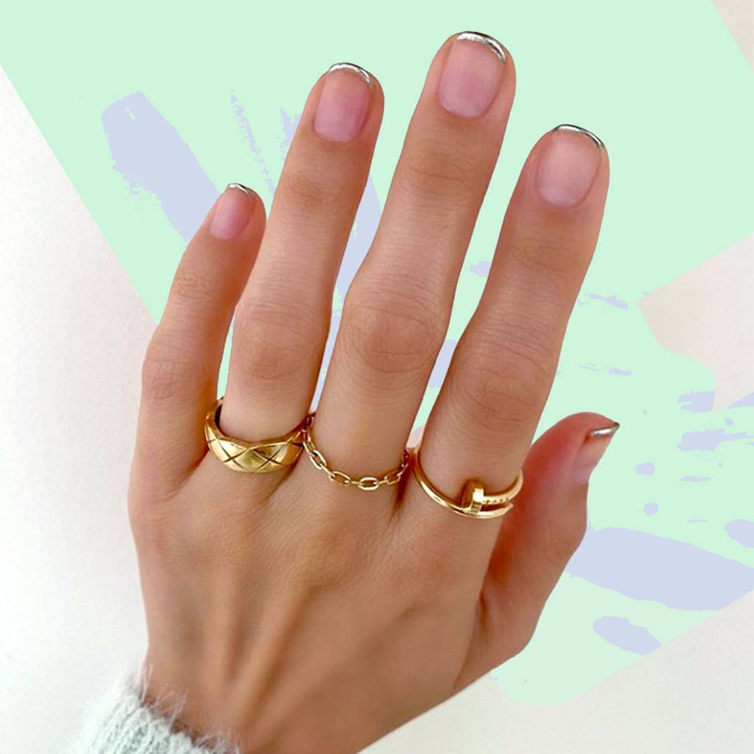 Image: The 'barely there' nail art trend is perfect for anyone who sucks at at-home manis