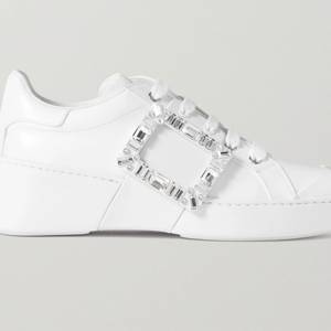 elegant white trainers