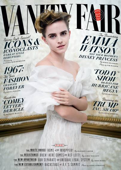 Big Tits Nudist Naturist - Emma Watson poses topless for Vanity Fair | Glamour UK