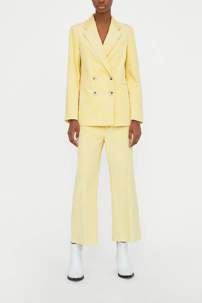 zara sequin trouser suit