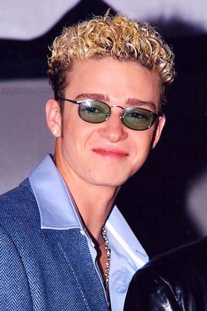 Justin Timberlake best hairstyles - 90s hair, NSYNC 