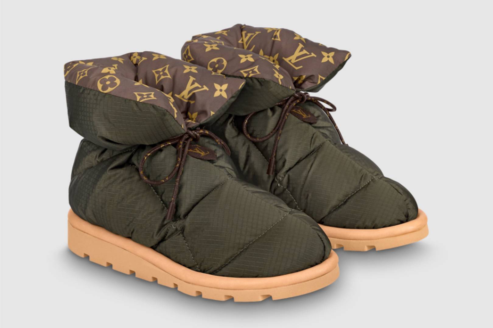 vuitton pillow boots
