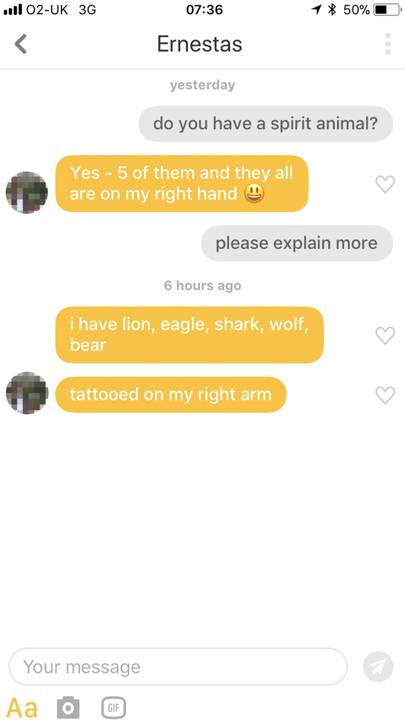 bumble starter lines
